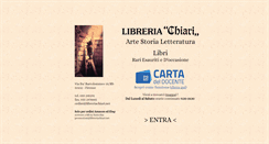 Desktop Screenshot of libreriachiari.it