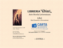 Tablet Screenshot of libreriachiari.it